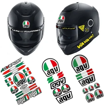 Аксессуары для мотоциклов AGV, наклейки на боковую полоску, наклейки на мотоциклетный шлем, наклейки для AGV Ducati Honda Kawasaki Suzuki