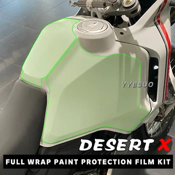 для Ducati Desert X Аксессуары Прозрачная Наклейка Мотоцикл Полный Комплект Защиты От Краски Защитная Пленка DesertX Запчасти