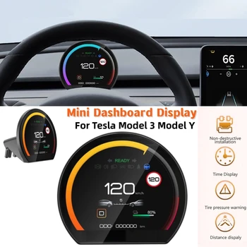 3,54-Дюймовый Автомобильный Мини-Дисплей Приборной панели Модифицированный Головной ЖК-Дисплей Для Tesla Model 3 Model Y