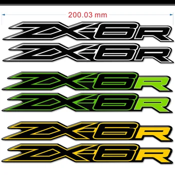 Наклейки На Бак Для Kawasaki Ninja ZX-6R ZX6R ZX 6R Эмблема Значок Наклейка С Логотипом Протектор Обтекателя Колено 2016 2017 2018 2020