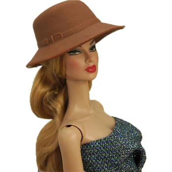 NK 1 шт., модная шляпа для девочки'1/6, современная кепка для куклы, головной убор, украшение для волос, Кепка для куклы Барби, Аксессуары и игрушки