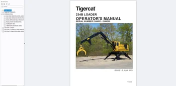 Комплектация Tigercat 24,8 ГБ Обновление 12.2023 Разное и руководство по техническому обслуживанию для операторов