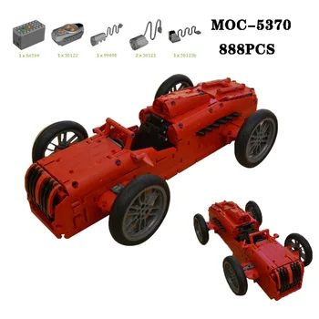 Классический Строительный Блок MOC-5370 Old Road Racing Высокой сложности Сборочные Детали 888ШТ Для Взрослых и Детей Строительный Блок Игрушка В Подарок