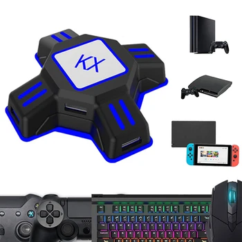 Адаптер для клавиатуры и мыши, конвертер контроллера, адаптер для коммутатора / PS3 / XSX, адаптер для клавиатуры с USB-кабелем