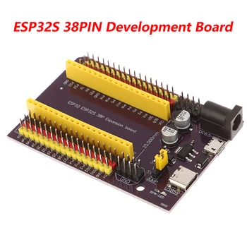 ESP32S 38PIN Плата разработки NodeMCU-32S Lua TYPE-C/MICRO USB WiFi Bluetooth двухъядерная плата расширения