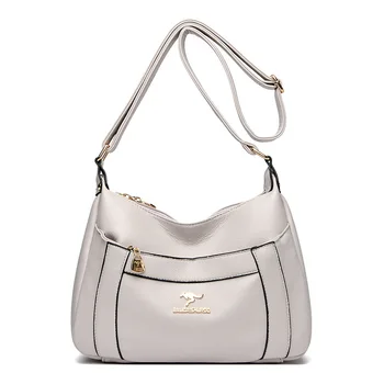 Женская сумка 2023, весенне-летняя новая женская сумка среднего возраста, простая модная сумка через плечо