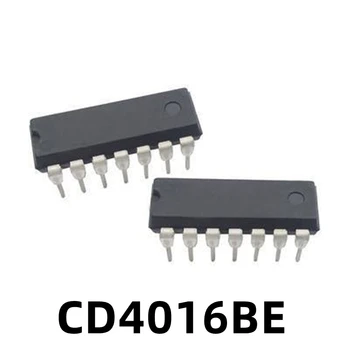 1шт Новый оригинальный CD4016 CD4016BE Встроенный логический чип DIP-14 с двунаправленным переключателем полевых транзисторов
