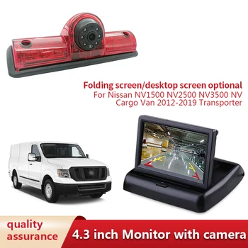 HD Камера Стоп-сигнала С 4,3-Дюймовым Экраном Автомобильного Дисплея Для Грузового Фургона Nissan NV1500 NV2500 NV3500 NV 2012-2019 Transporter