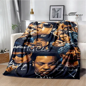 Одеяло с принтом в стиле ХИП-ХОП WU-TANG-CLAN, Фланелевые теплые одеяла, мягкое и удобное одеяло, подкладка для кровати, Подарок на День рождения