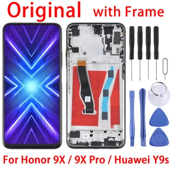 Оригинальный ЖК-экран для Honor 9X/9X Pro/Huawei Y9s Digitizer в полной сборке с рамкой (черный)