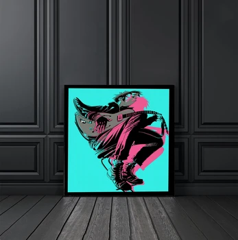 Gorillaz - Обложка музыкального альбома Now Now, холст, плакат, украшение для дома, настенная живопись (без рамки)