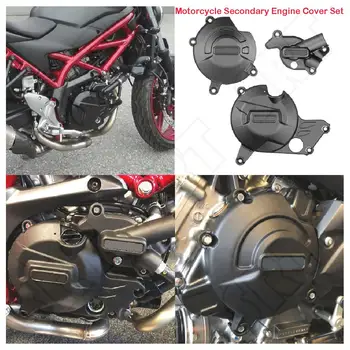 Подходит для Suzuki SV650 SV 650 650 X 650 S ABS L5 L6 L7 L8 L9 M0 M1 M2 2015-2023 Комплект Вторичной крышки Двигателя мотоцикла Слайдеры