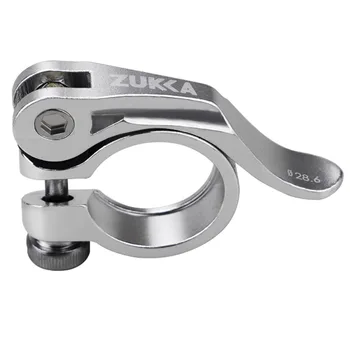 ZUKKA 1 шт. Зажим для велосипедного подседельного штыря 28,6 мм 34,9 мм Быстроразъемный хомут для велосипедного подседельного штыря с аксессуарами для велосипеда из алюминиевого сплава
