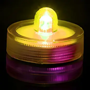 Погружные светодиодные фонари Яркие подводные чайные свечи Украшение аквариума Новое Освещение для домашних вечеринок Отелей Концертов