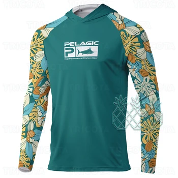 Пелагическая Рыболовная Одежда С Длинным Рукавом, Дышащие Рыболовные Рубашки, Уличные Мужские Анти-УФ Быстросохнущие Рыболовные Футболки Camisa De Pesca