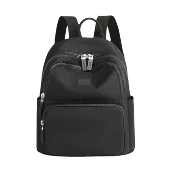 женский модный повседневный однотонный рюкзак для девочки 2024 тренд, студенческий рюкзак для путешествий, большой емкости, маленький рюкзак для ноутбука zaino