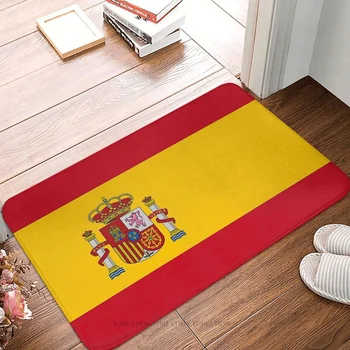 Национальный Флаг Противоскользящий Коврик Для Ванной Испании Ковер Для Пола Приветственный Коврик Для Спальни Декоративный