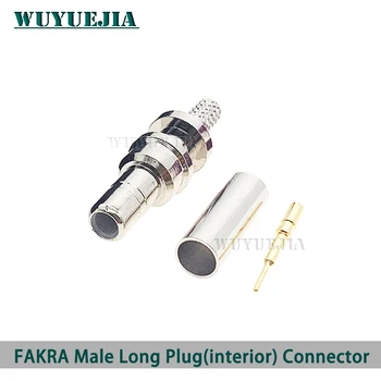 Длинные Разъемы RF-Коаксиального провода Fakra Male Internal 3pieces для кабеля RG316/RG174 с косичкой Fakra A/B/C/D/E/F/G/H/I/K/Z