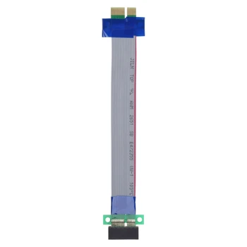 YYDS PCIExpress X1 Cable Riser Adapter Гибкий Ленточный Кабель для Видеокарты 19 см